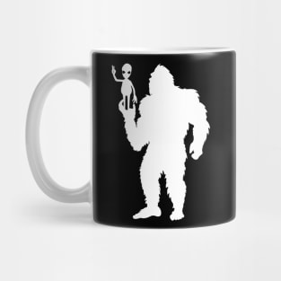 Bigfoo Alien Peace Mug